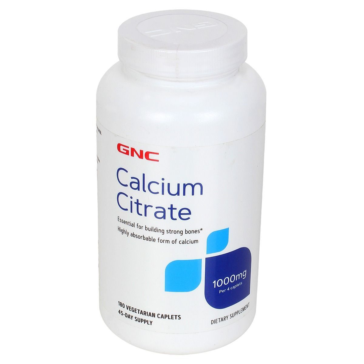 GNC Calcium Citrate 1000mg - Most Absorbable Form of Calcium for Stronger Bones