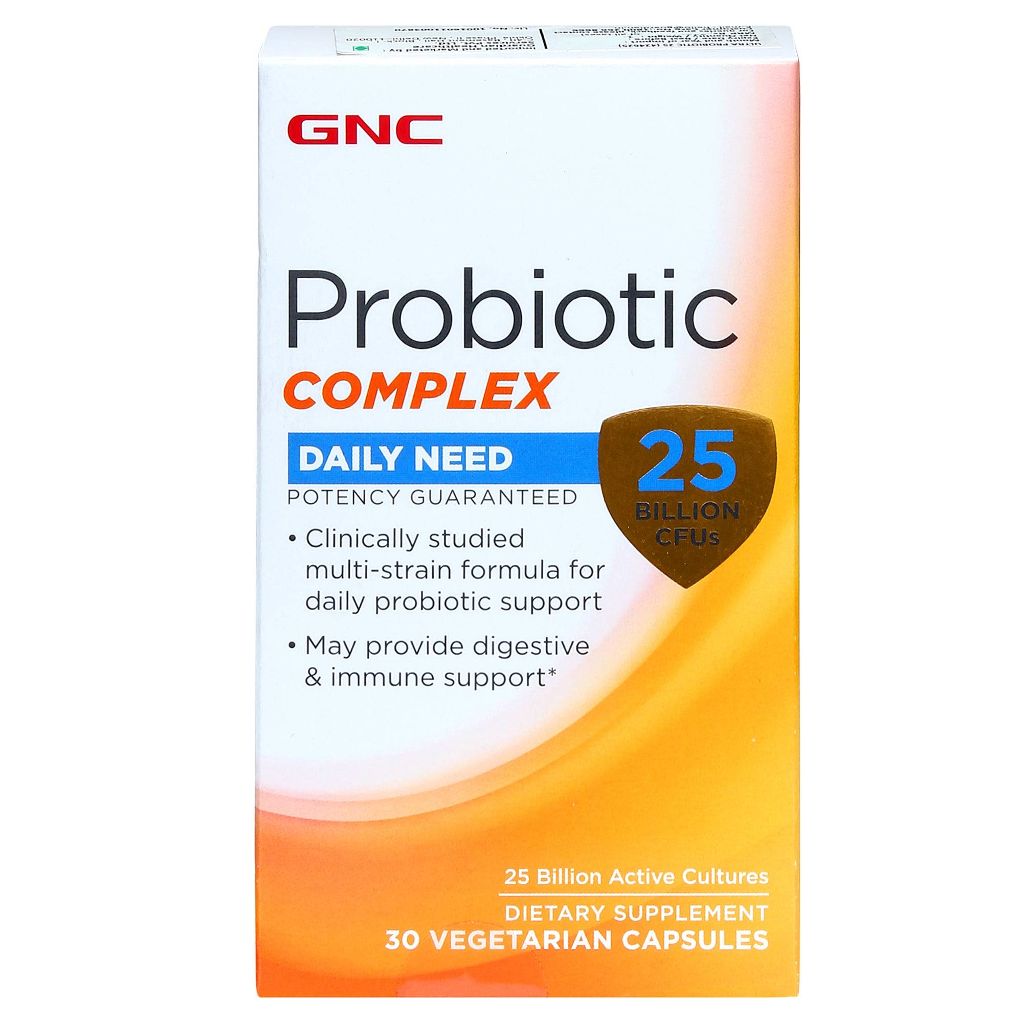 GNC Probiotic Complex with 25 Billion CFUs