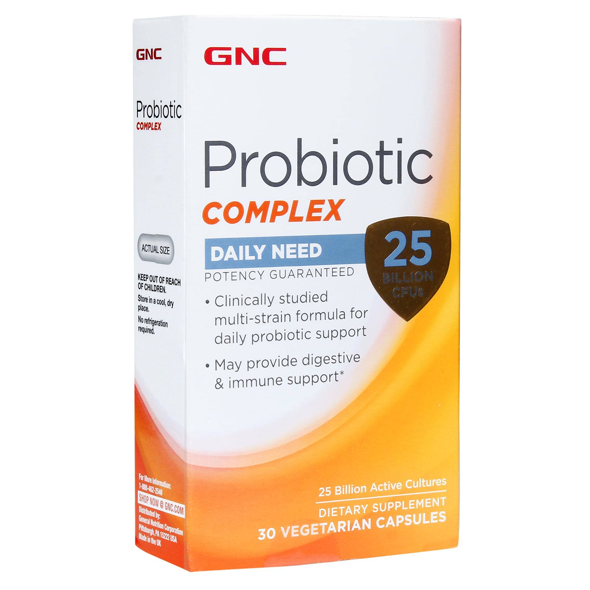 GNC Probiotic Complex with 25 Billion CFUs