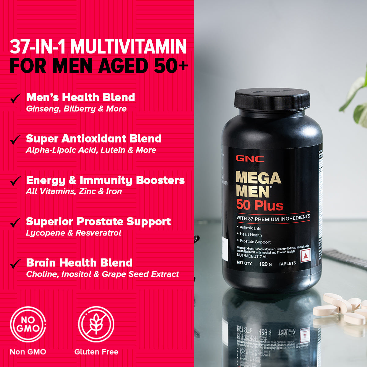 GNC Mega Men 50 Plus Multivitamin