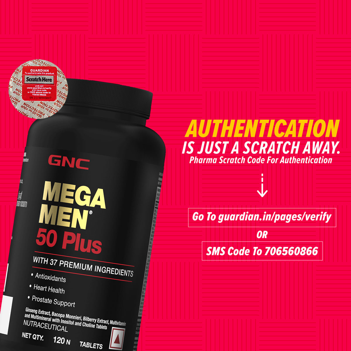 GNC Mega Men 50 Plus Multivitamin