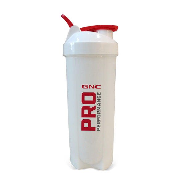 GNC BPA-Free Plastic Shaker (White) - 650ML