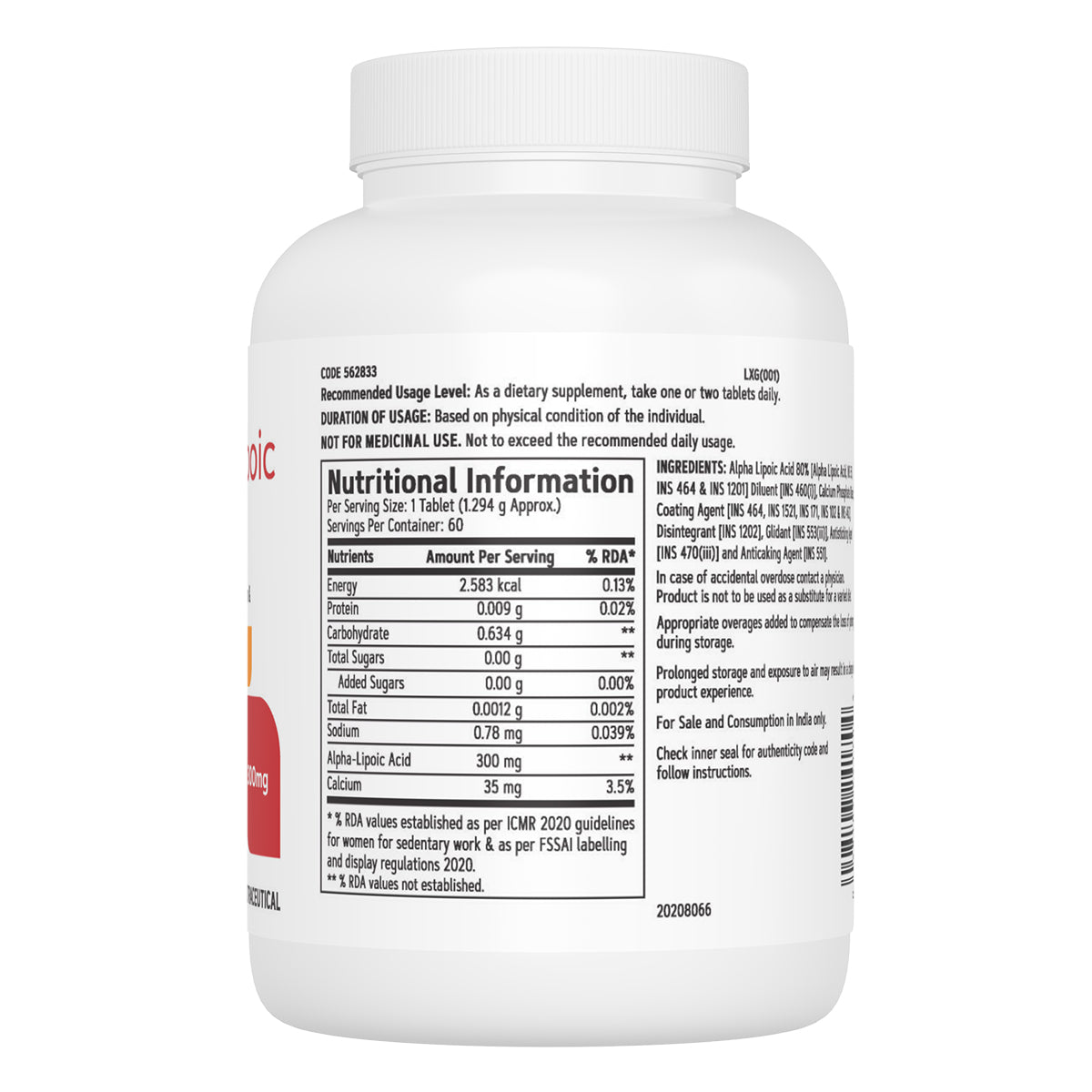 GNC Alpha-Lipoic Acid 300mg