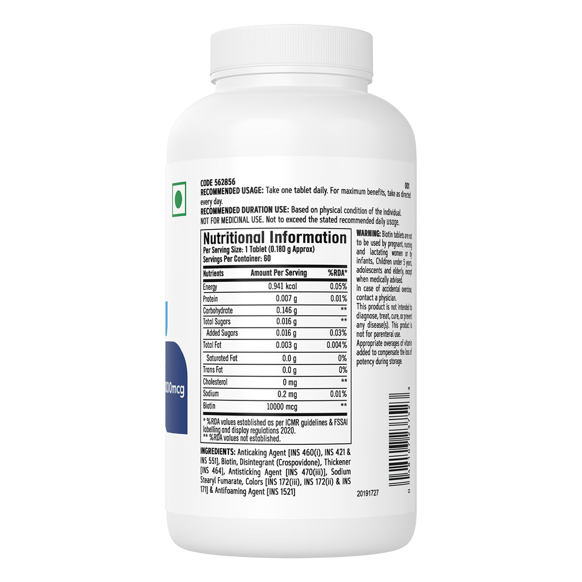 GNC Biotin 10,000mcg