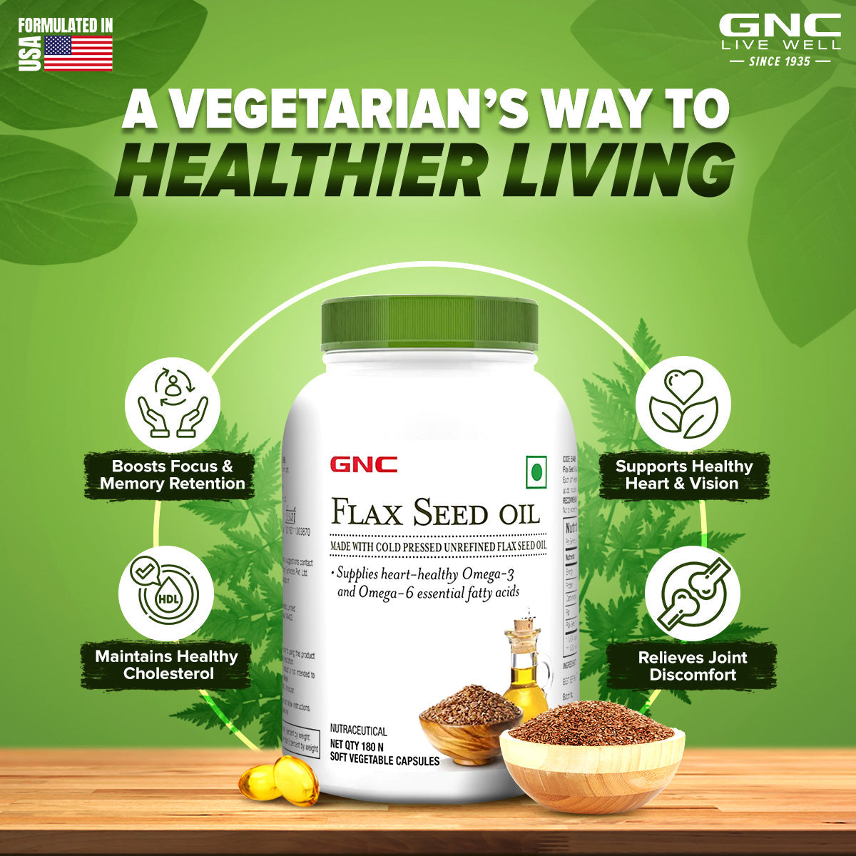 GNC Flax Seed Oil