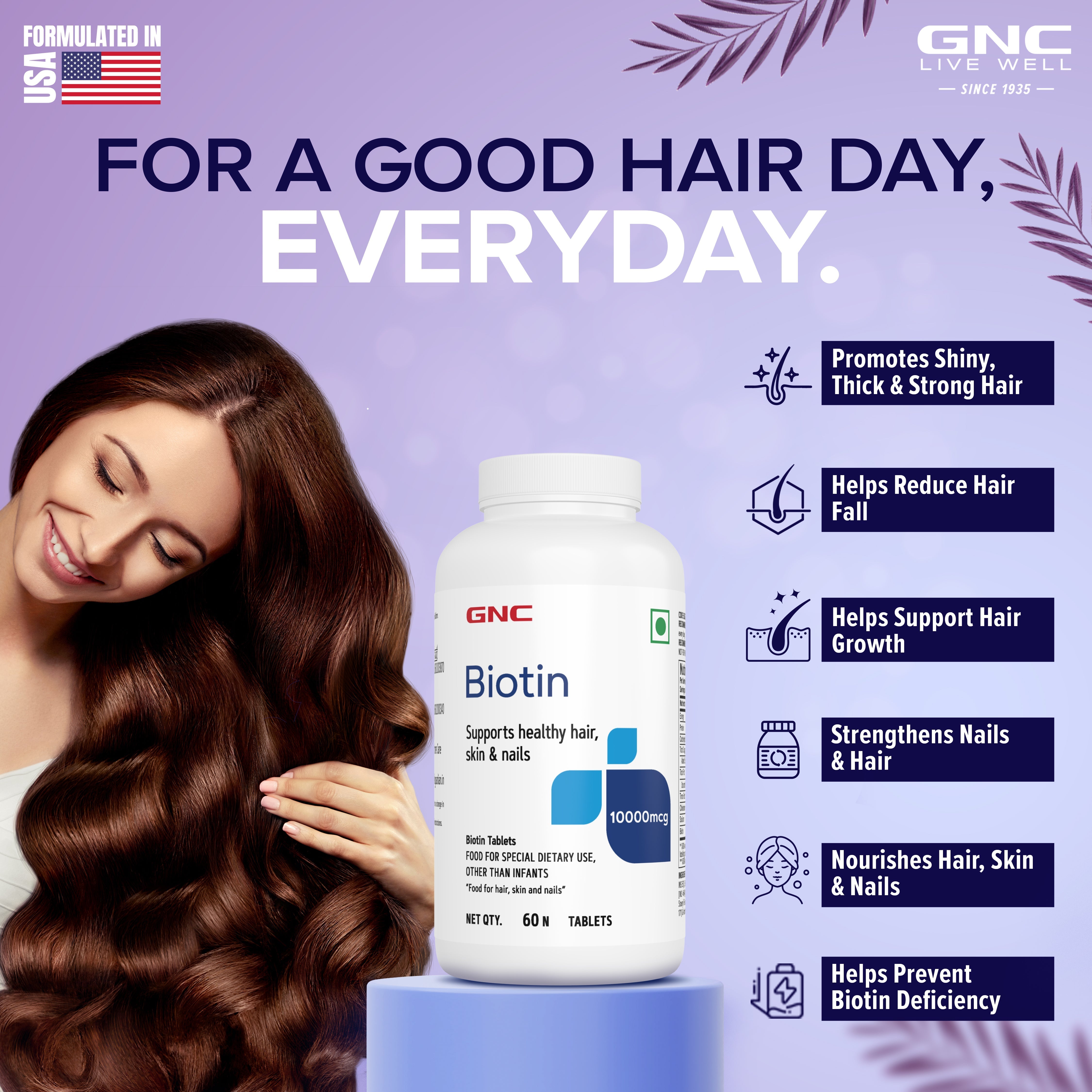 GNC Biotin 10,000mcg