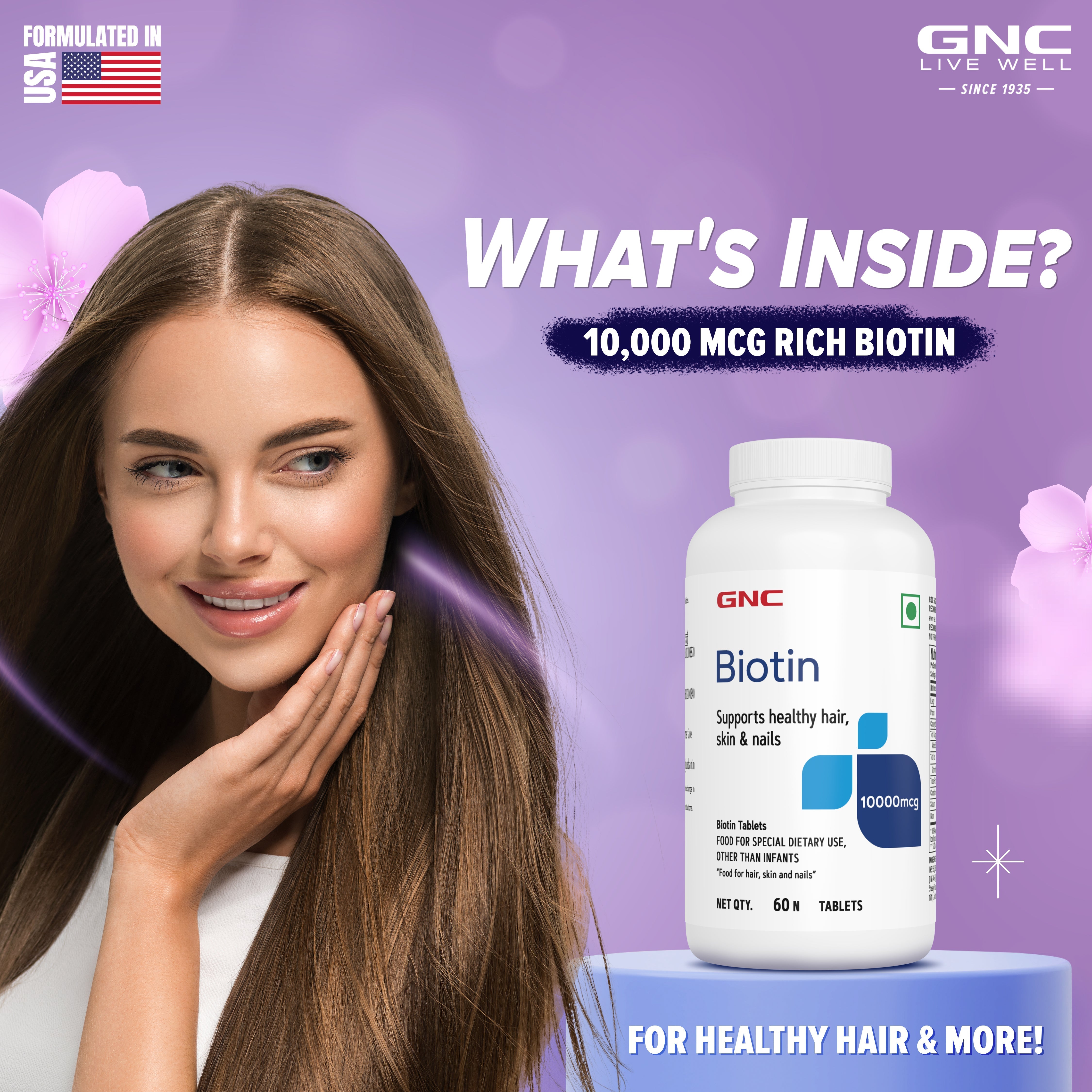 GNC Biotin 10,000mcg