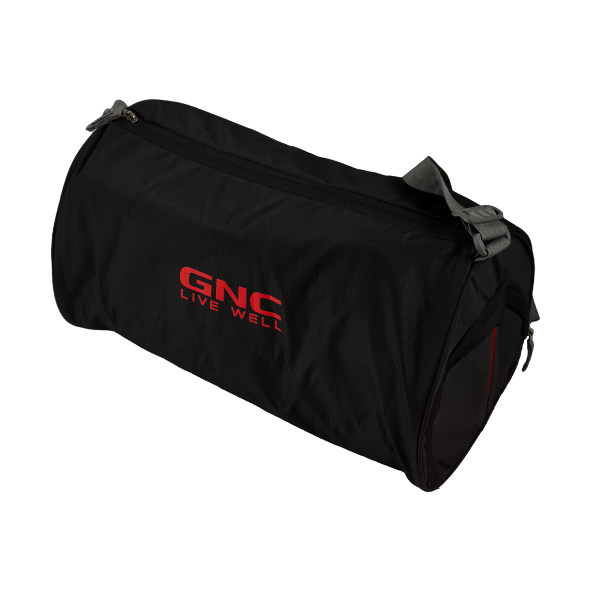 GNC Black Red Bordered Gym Bag