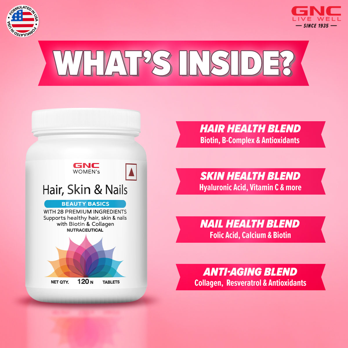 GNC Women's Hair, Skin & Nails