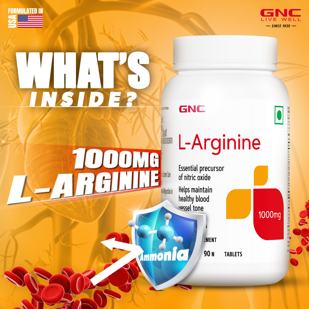 GNC L-Arginine 1000mg