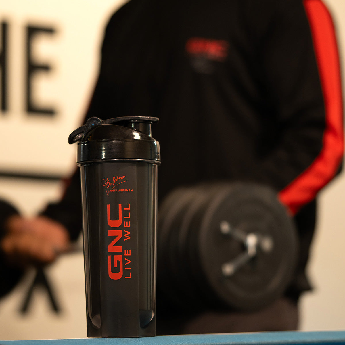 Free GNC BPA-Free Plastic Shaker - 650ML