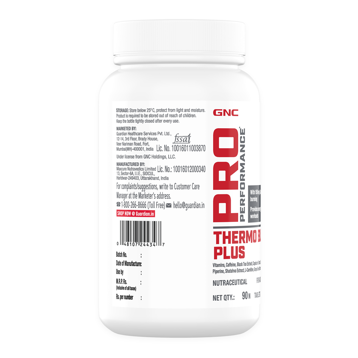 GNC Pro Performance Thermo Burst Plus