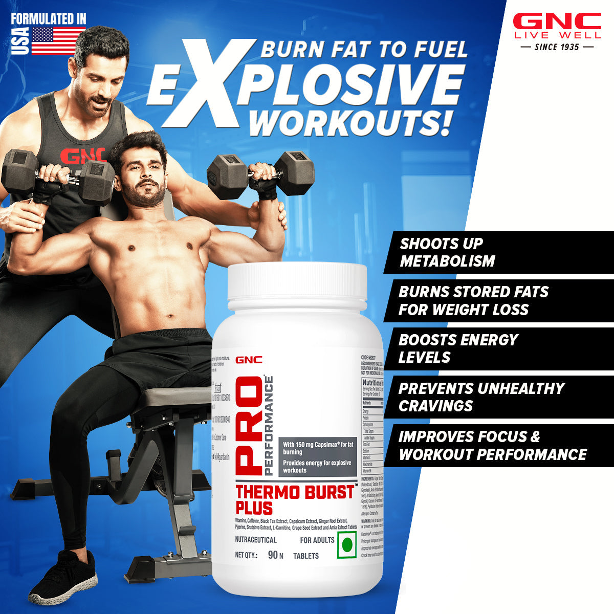 GNC Pro Performance Thermo Burst Plus