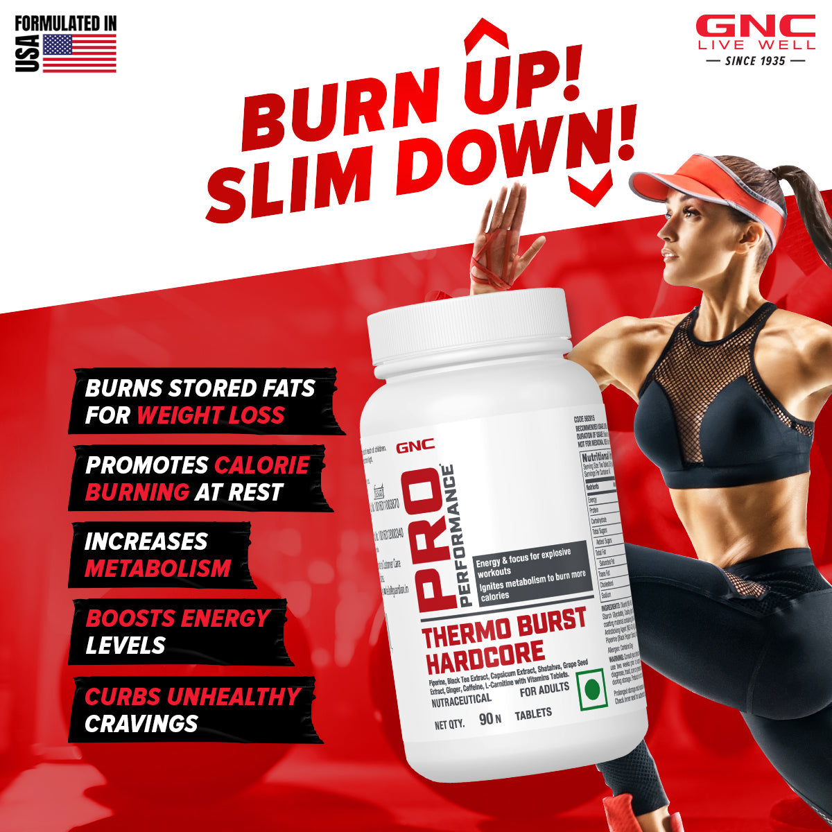 GNC Pro Performance Thermoburst Hardcore