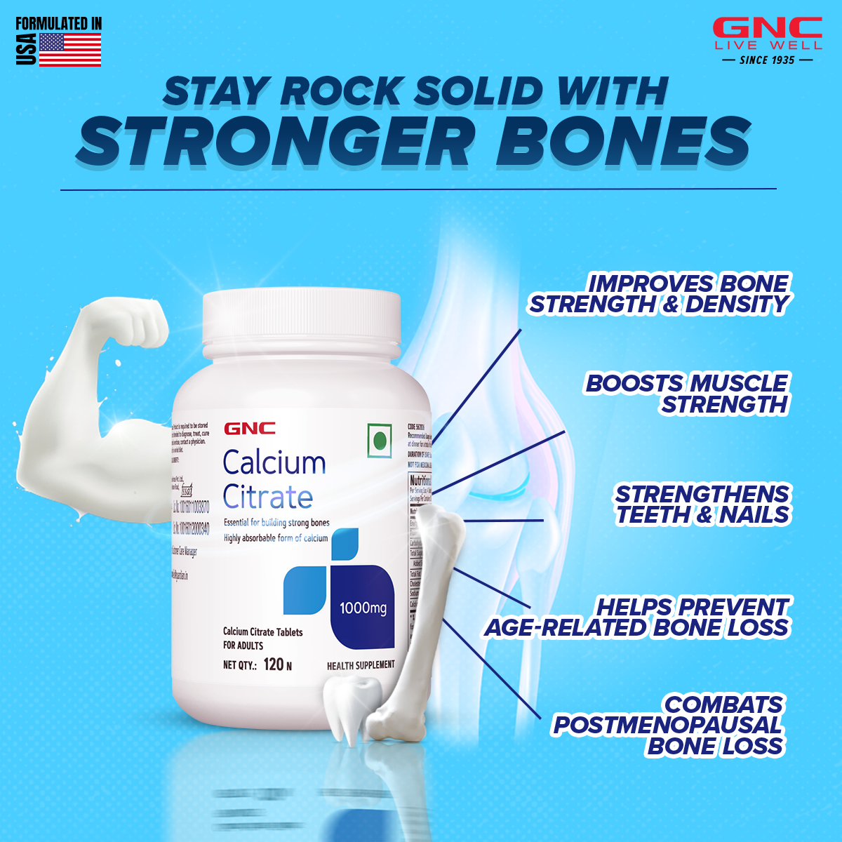 GNC Calcium Citrate 1000mg