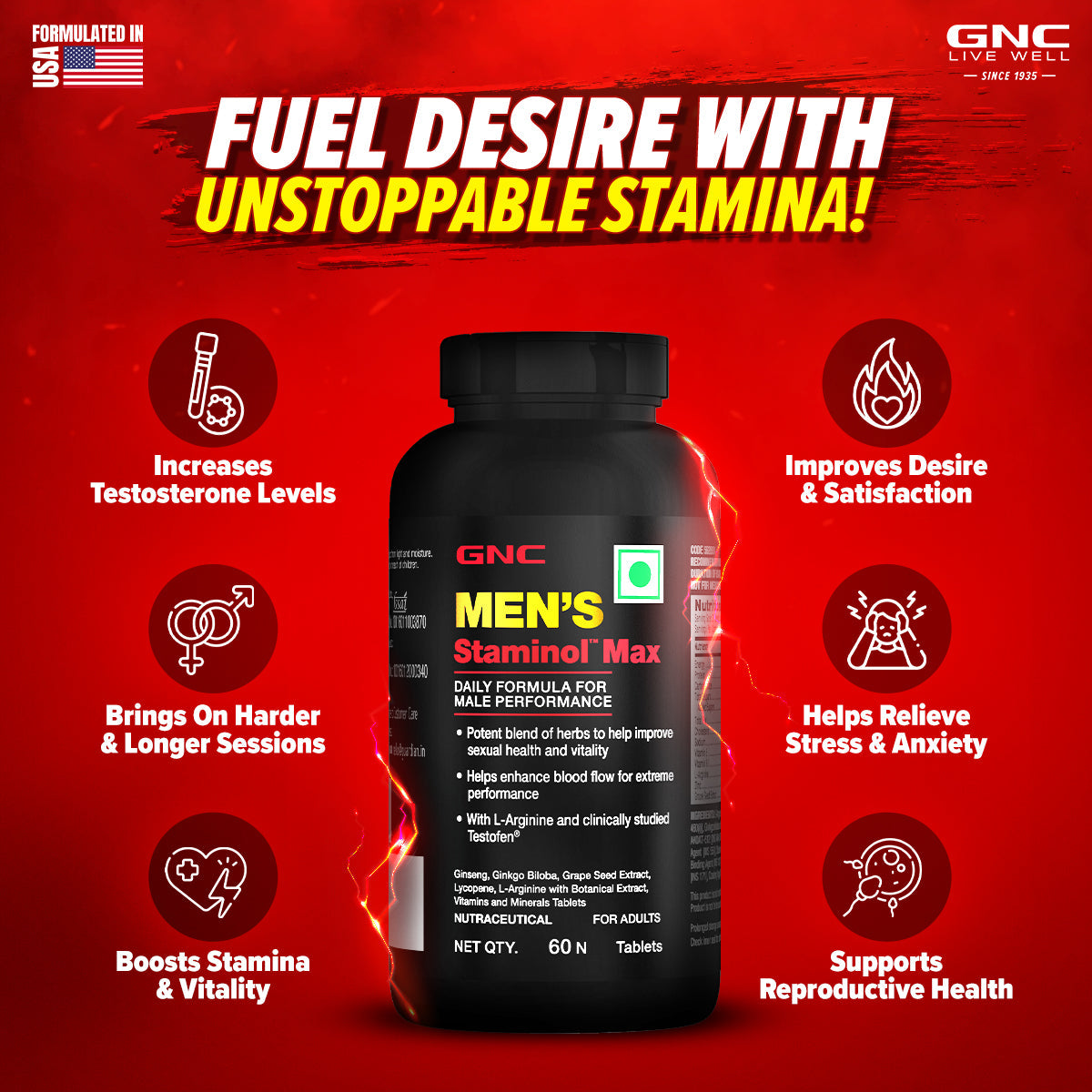 GNC Men's Staminol Max