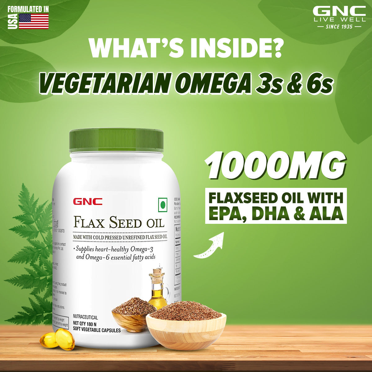 GNC Flax Seed Oil