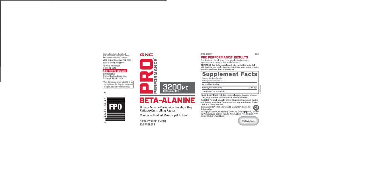 GNC Pro Performance Beta Alanine - Delays Fatigue & Prevents Muscle Breakdown