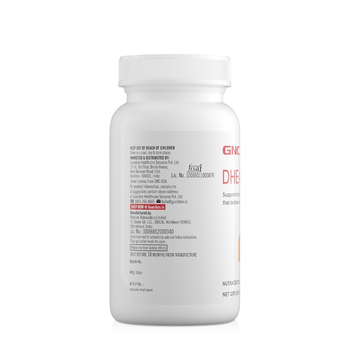 GNC DHEA Capsules